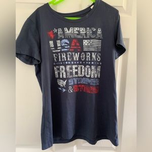 Ladies 4th of July Shirt